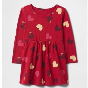 NWT Baby Gap Long Sleeve Skater Dress Toddler Girls